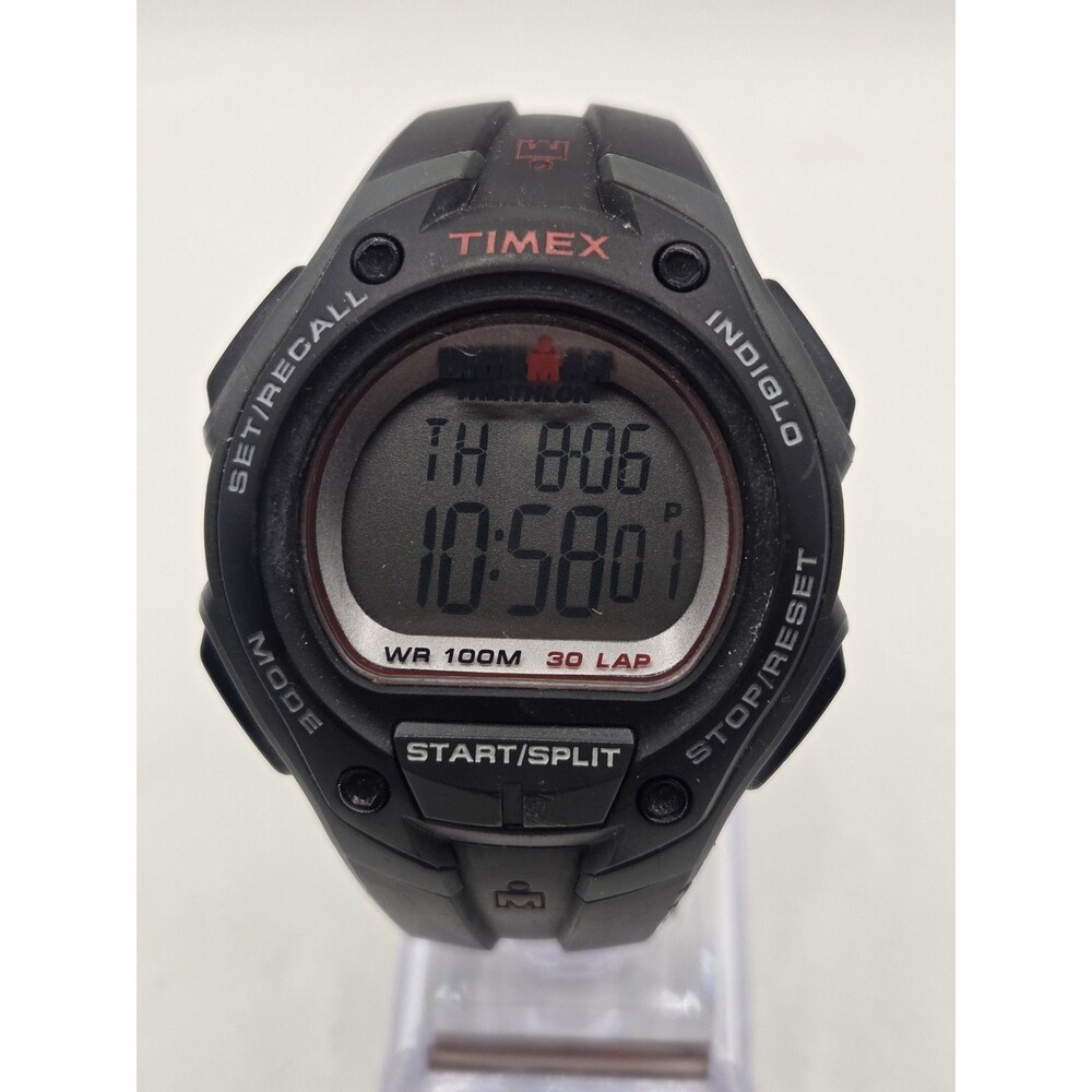 Timex Ironman Classic 30 watch (Model T5K417). 45mm Case. New Battery. Excl. Con